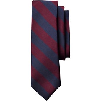 Kids Lands' End School Uniform Stripe Pre-Tied Tie