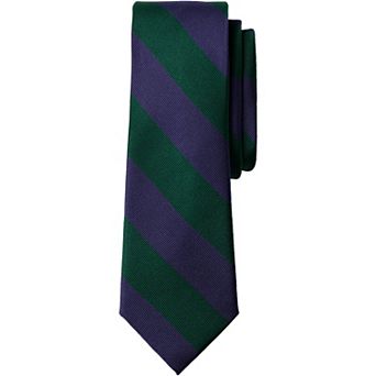 Kids Lands' End School Uniform Stripe Pre-Tied Tie