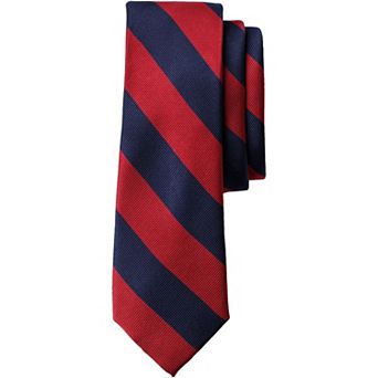Kids Lands' End School Uniform Stripe Pre-Tied Tie