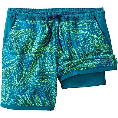 Boys 2-20 Lands' End Active Sport Hydroliner Printed Swim Trunks