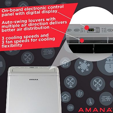 Amana 8,000 BTU (5,500 DOE) Portable Air Conditioner