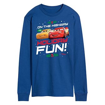 Disney's Cars Men's Highway To Holiday Fun Long Sleeve