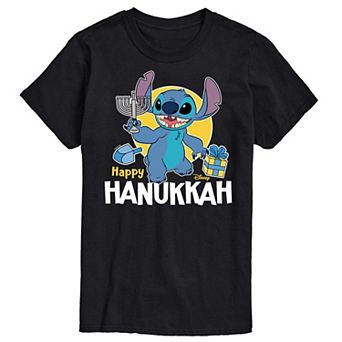 Disney's Lilo & Stitch Men's Happy Hanukkah Graphic Tee