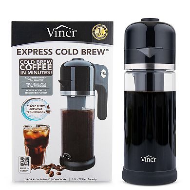 Vinci Express Cold Brew 1.1 Liter Electric Coffee Maker