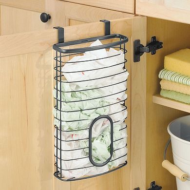 mDesign Axis Steel Hanging Cabinet Storage Organizer for Kitchen