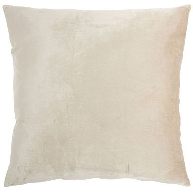 Mina Victory Luminecence Metallic Marble Rose Gold Pillow