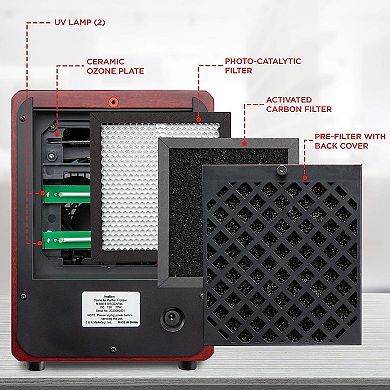 Ivation 5-in-1 Air Purifier & Ozone Generator, 3,500 Sq/Ft Air Cleaner