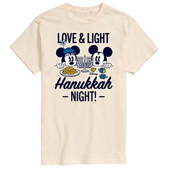 Disney's Mickey & Minnie Mouse Love And Light Hanukkah Graphic Tee