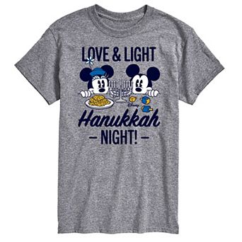 Disney's Mickey & Minnie Mouse Love And Light Hanukkah Graphic Tee