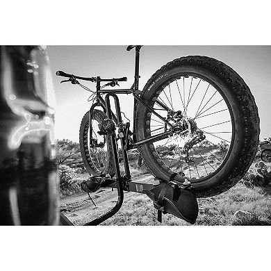 Saris Fat Tire Wheel Holder, Hitch Rack Fat Tire Wheel Accessory - Black