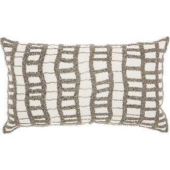 Mina Victory Sofia Beaded Ladders Indoor Throw Pillow