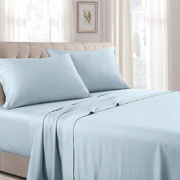 Low Profile (710 Inches) Soft Cotton Sateen Sheet Set