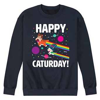 Disney's Wreck It Ralph Men's Happy Caturday Fleece Sweatshirt