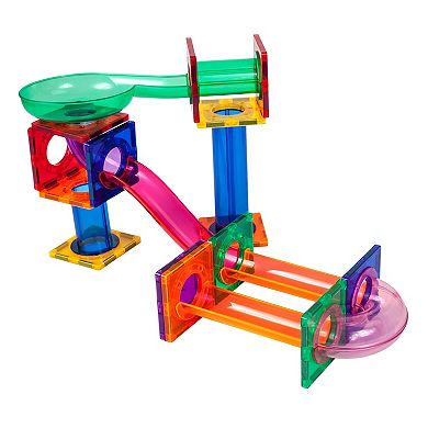PicassoTiles 12 PC Accessories for Marble Race Track Building Block & Magnetic Tiles for Kids 3+