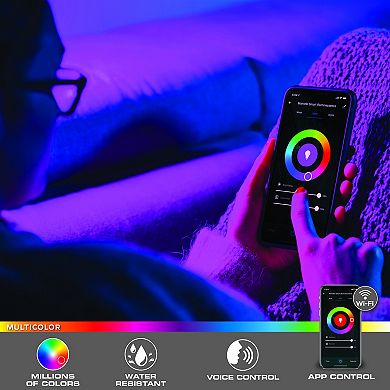 Monster 6.5-ft. Mobile App & Voice Controlled Smart Multi-Color LED Light Strip