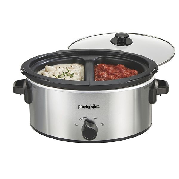 Proctor Silex 6Quart DoubleDish Slow Cooker