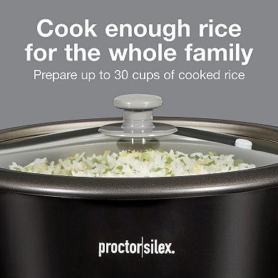 Proctor Silex 30-Cup Rice Cooker and Food Steamer
