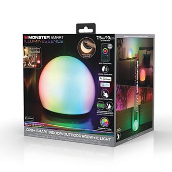 Monster 7" Outdoor Color Flow Portable Smart LED Light Orb
