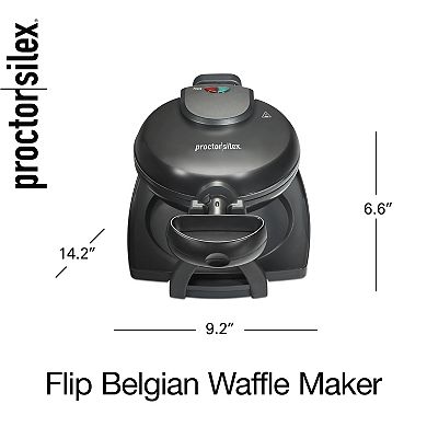Proctor Silex Flip Belgian Waffle Maker