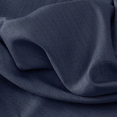 Grasscloth Lined Rod Pocket Tie-Up Panel