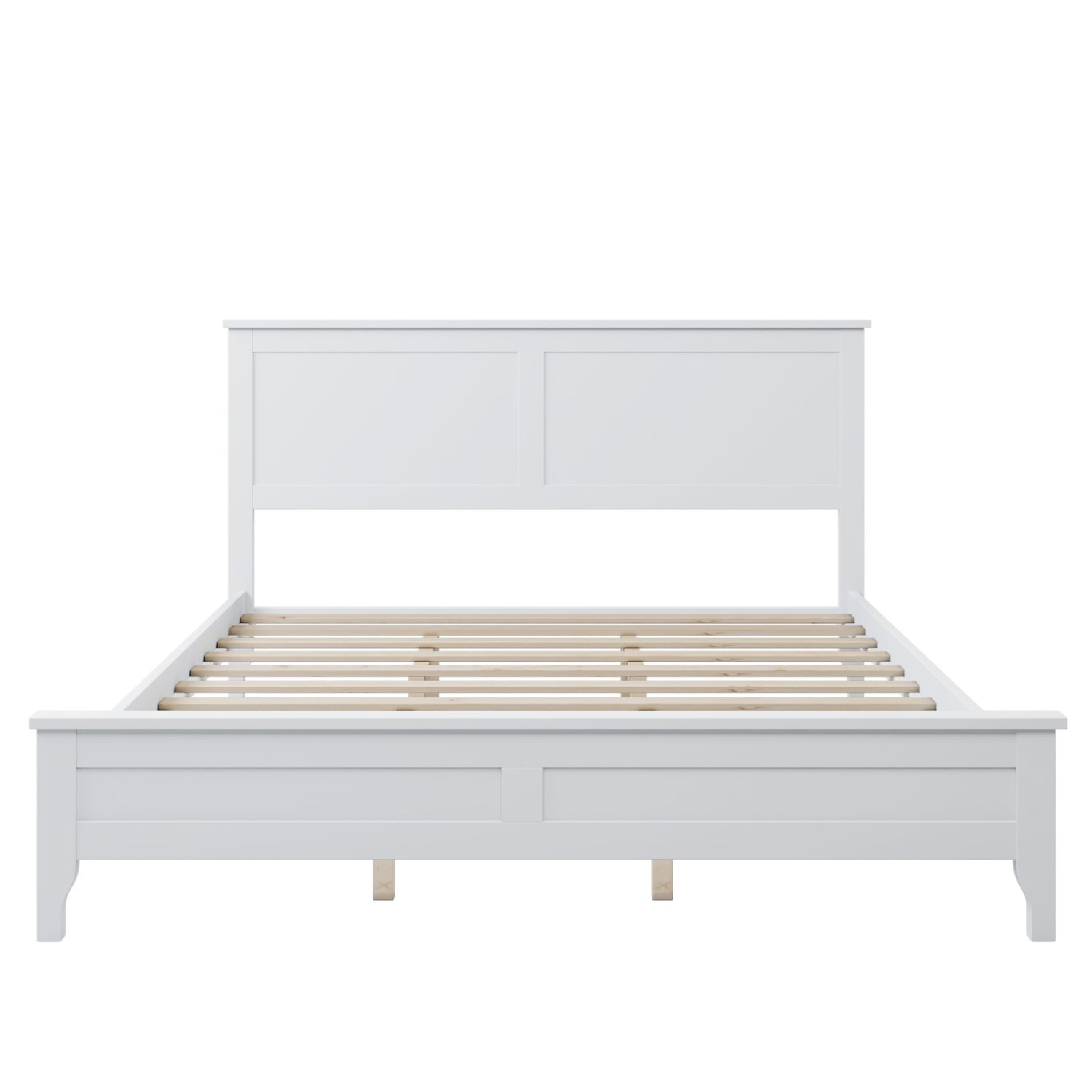 Merax Modern Solid Wood Platform Bed