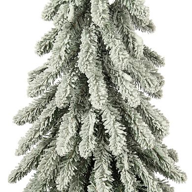Lightly Flocked Alpine Christmas Tree
