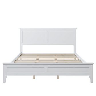 Merax Modern Solid Wood Platform Bed
