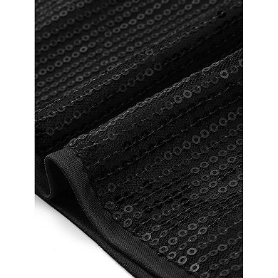 Sequin Top For Women's Sleeveless Party Metallic Sparkly Tops