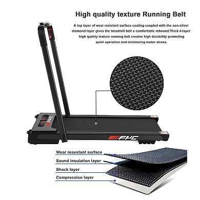 Merax Walking Pad Desk Treadmill ，portable Under Desk Treadmill