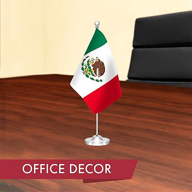 G128 Mexico 300D Desk Flag 5.5"x8.25"