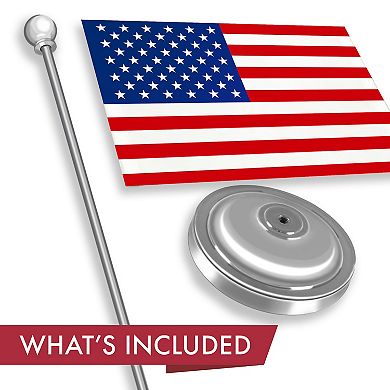 G128 American 300D Desk Flag 5.5"x8.25"