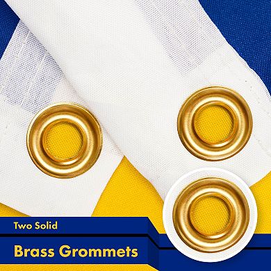 G128 Barbados 150D 3x5 Ft Printed Polyester Flag