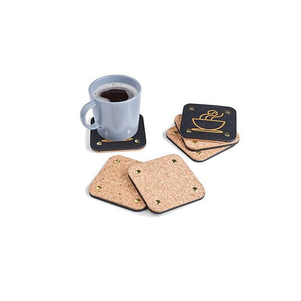 Cork Coasters for Drinks Absorbent Bar Accessories