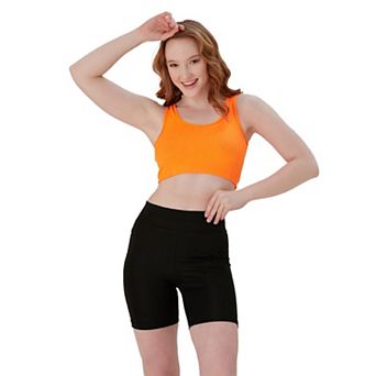 Juniors' And Misses Unlined Sports Top Activewear, Comfortable Soft Bra For Yoga, Walking, Sports