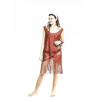 Ladies Beach or Pool Cover Up, Fun Summer Dress Swimsuit Coverup for Sun Protection