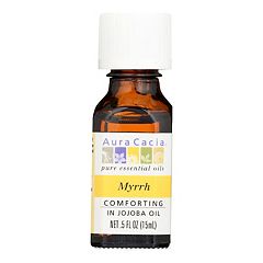 Aura Cacia Organic Myrrh Essential Oil 0.25 fl. oz.