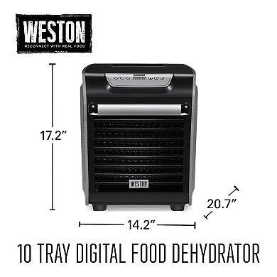 Weston 10-Tray Digital Food Dehydrator