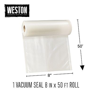 Weston 8" X 50' Vacuum Sealer Bag Roll