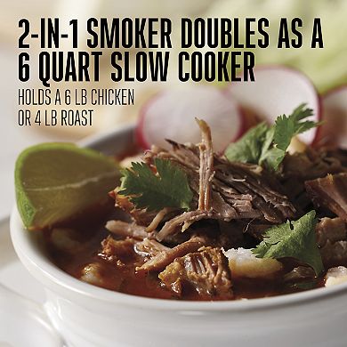 Weston 2-in-1 Indoor Smoker & Slow Cooker