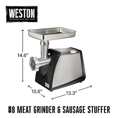 Weston #8 Meat Grinder & Sausage Stuffer