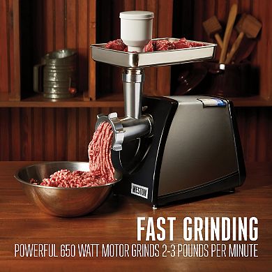 Weston #8 Meat Grinder & Sausage Stuffer