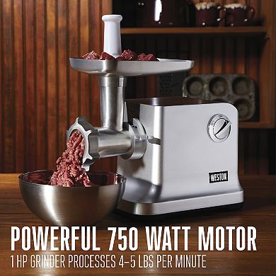 Weston #12 Electric Meat Grinder & Sausage Stuffer