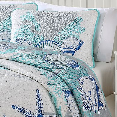 Caribbean Joe 3-Piece Coastal Bedspread Set