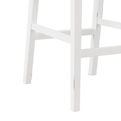 Hillsdale Furniture Clarion Wood & Upholstered Panel Back Bar Stool