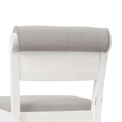 Hillsdale Furniture Clarion Wood & Upholstered Panel Back Bar Stool