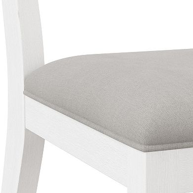 Hillsdale Furniture Clarion Wood & Upholstered Panel Back Bar Stool