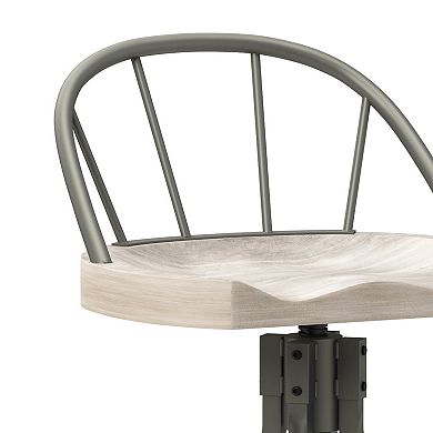 Hillsdale Furniture Worland Metal Adjustable Height Swivel Stool