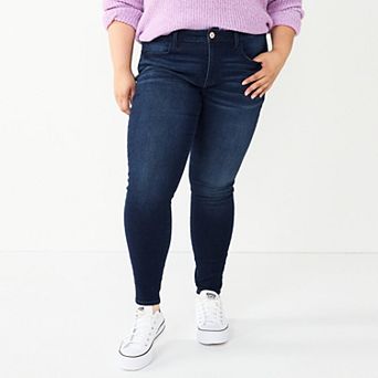 Juniors' Plus Size SO® Low-Rise Jeggings