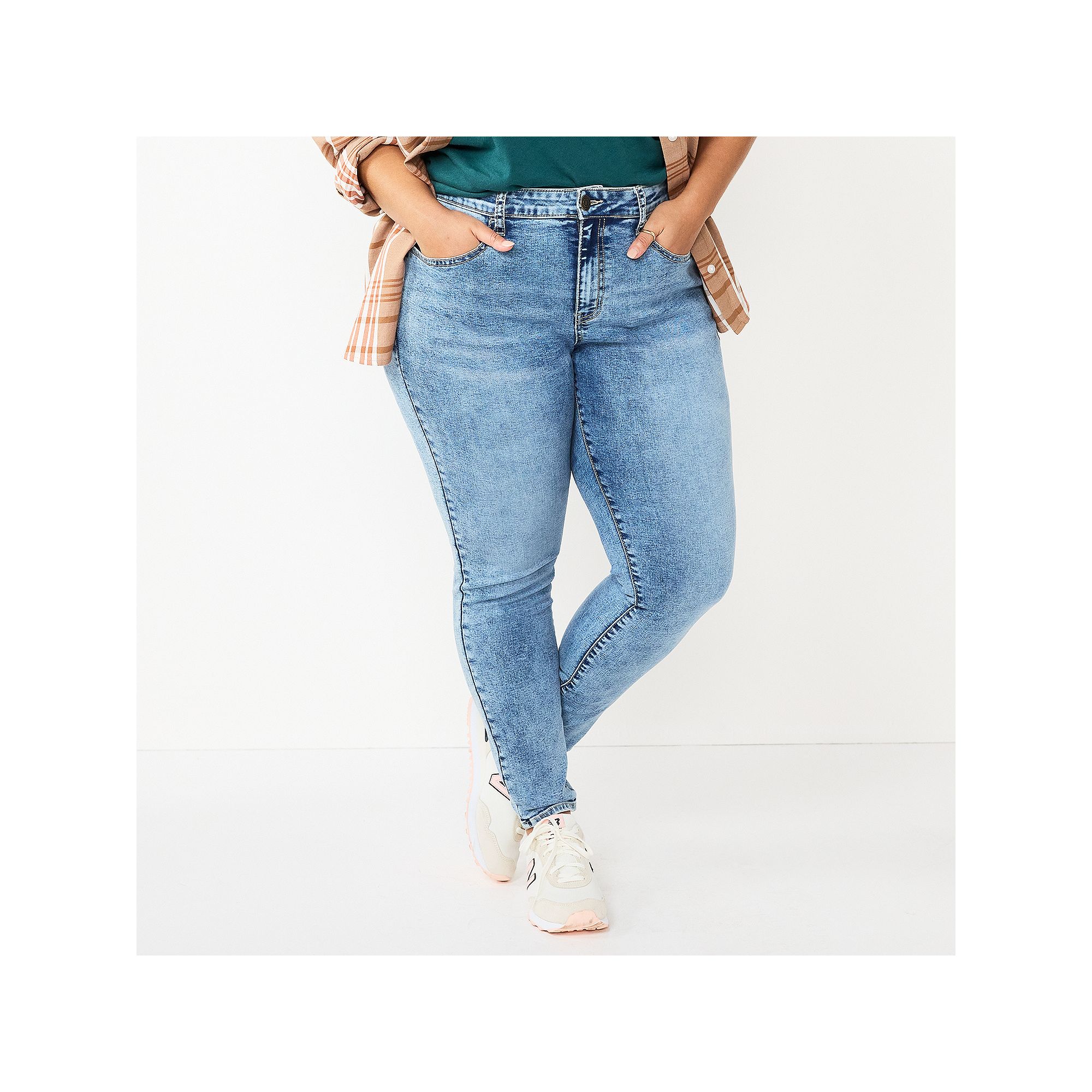 Juniors Plus Size SO® Low-Rise Jeggings, Girls, Size: 20, Medium