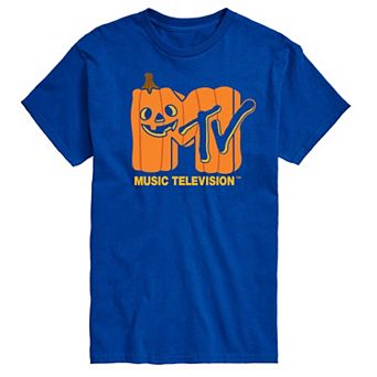 Big & Tall MTV Jack O Lantern Logo Graphic Tee